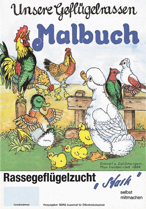 Malbuch "Unsere Geflügelrassen"